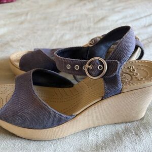 Women's Wedge Sandals - Blue